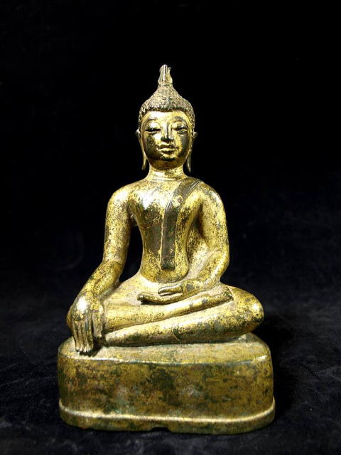 東南アジア仏教美術 sa88 仏陀坐像 ランナー・タイ美術 チェンセーン 